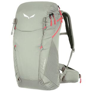 代购Salewa女士登山包防水拓展挂载涤纶多口袋透气背板徒步登山
