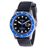 代购 Fossil化石男士 腕表夜光日期显示计时防刮硅胶带陶瓷壳防水