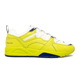 代购Karhu男士跑步鞋缓震透气轻便运动鞋白色荧光黄日常穿搭