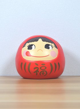 日本达摩可爱风陶瓷摆件新年推荐