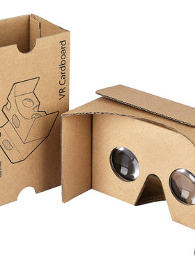 二代vr Google Cardboard2.0纸盒眼镜vr虚拟现实3D眼镜