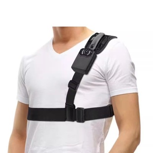 执法记录仪单肩带 Gopro12胸带配件弹力调节背带大疆摄影固定带子