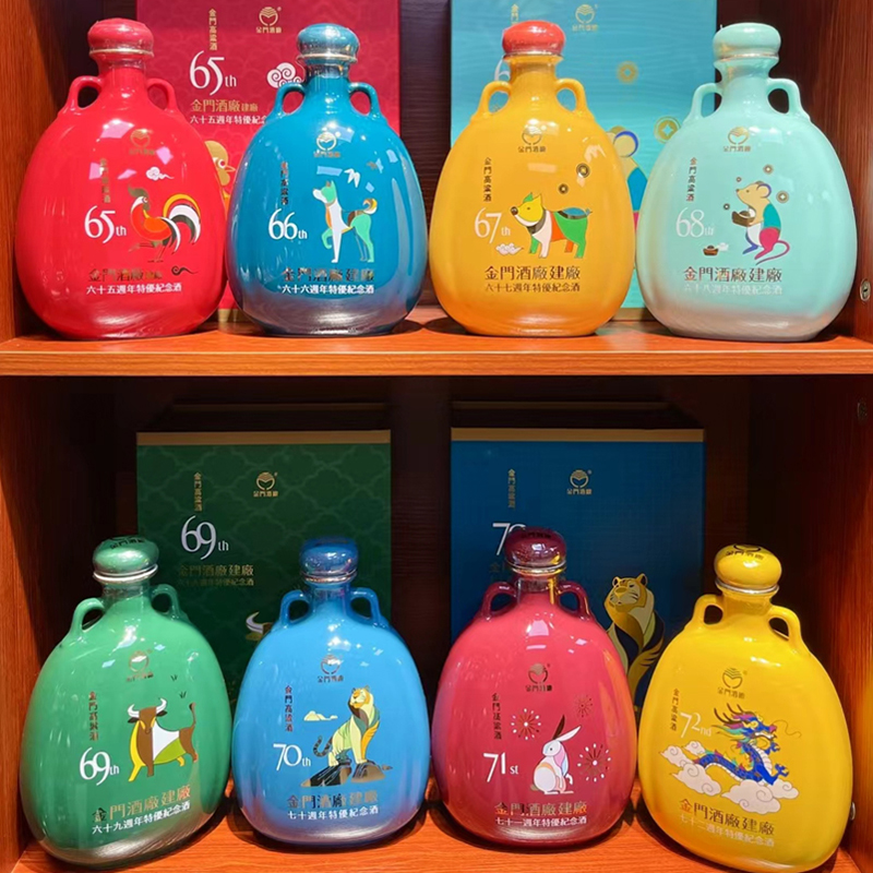 【正品保障】金门高粱58度生肖酒