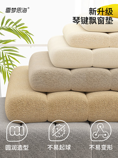 新型飘窗垫窗台软垫窗台垫新款定制可拆洗主卧阳台新型带垂边坐垫