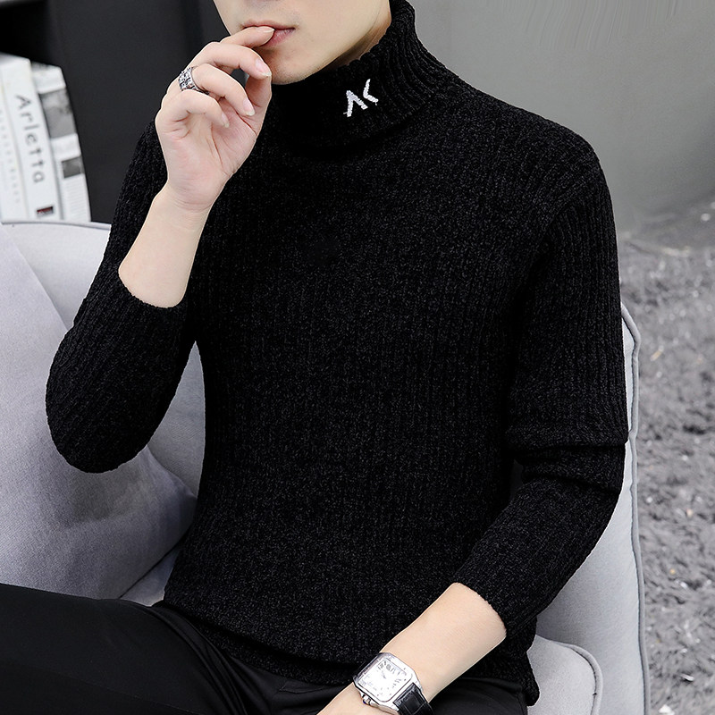 MY725-P30秋冬季新款男士加厚时尚雪尼潮流休闲圆领针织毛衣,男装针织衫/毛衣,星座1215-1