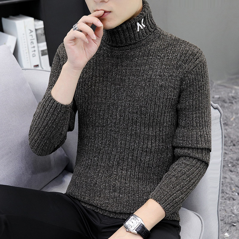 MY725-P30秋冬季新款男士加厚时尚雪尼潮流休闲圆领针织毛衣,男装针织衫/毛衣,星座1215-1