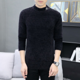 SW676-P45秋冬新款水貂绒男士毛衣，男装针织衫/毛衣，星座1215-1