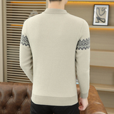 M8283-P55秋冬加厚提花水晶貂绒针织毛衣，男装针织衫/毛衣，星座1215-1