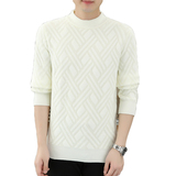 M8282-P55秋冬加厚提花水晶貂绒针织毛衣，男装针织衫/毛衣，星座1215-1