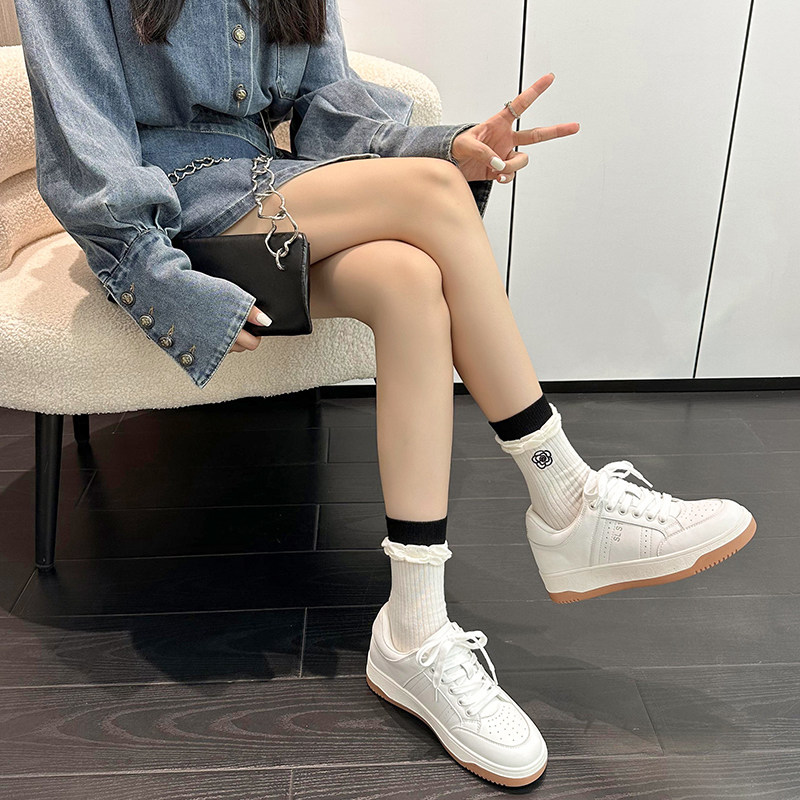 2026新款女内增高厚底小白鞋