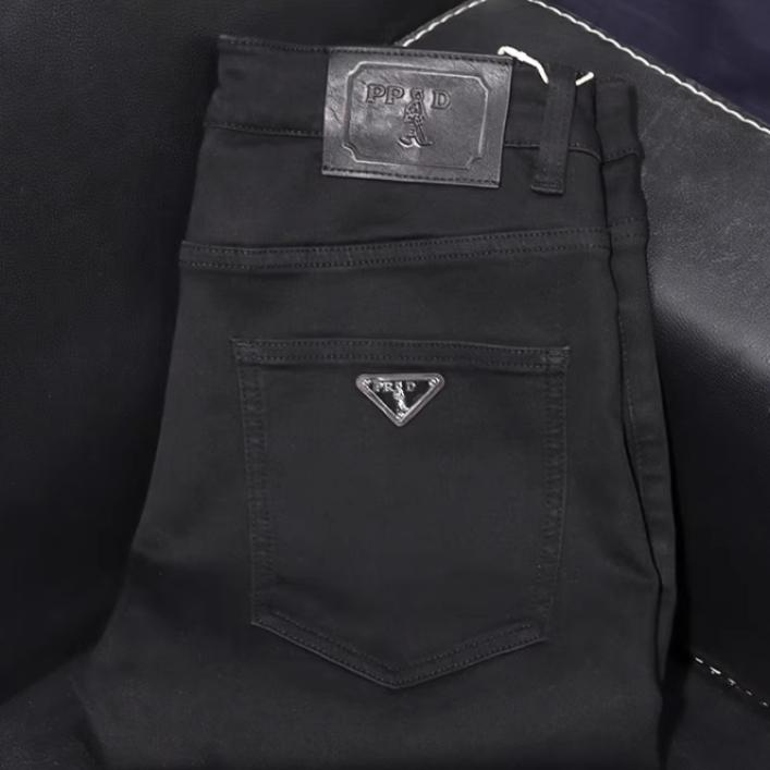 P家的 新款休闲男装尾货 春秋款时尚简约微弹修身牛仔裤长裤4184