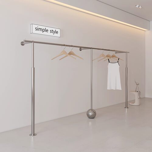 服装店衣架上墙壁挂展示架