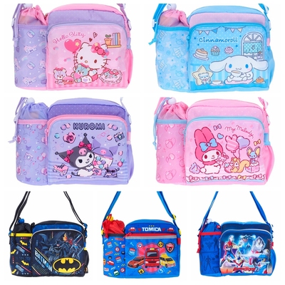 三丽鸥斜背收纳袋比卡丘连水壶格