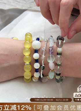 Vita Planet买手店 nescius天然石串珠手链合集原创设计小众手饰