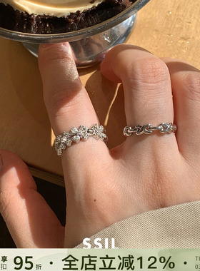 韩国SSIL正品xlogo戒指