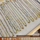 希腊Mary Gaitani天然石串珠项链手工编织彩色碧玺圆片锁骨链