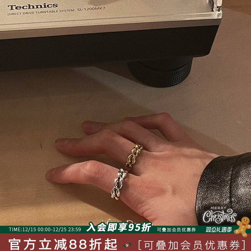 AfterDawnTwisteddew纯银戒指