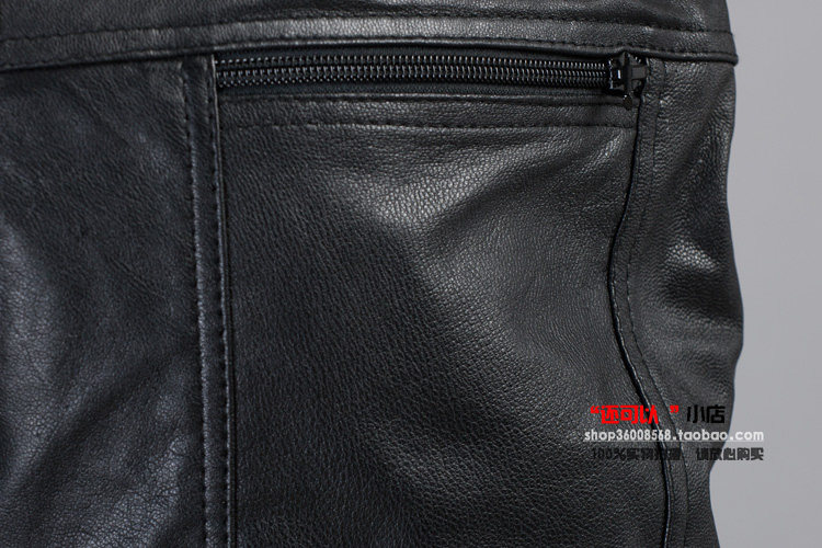 Pantalon cuir homme pantalons fuselés SHENGJIA - Ref 1482221 Image 5