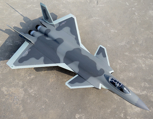 包邮 超大比例1 12歼20复合纤维高仿静态J20飞机模型军事摆设礼品