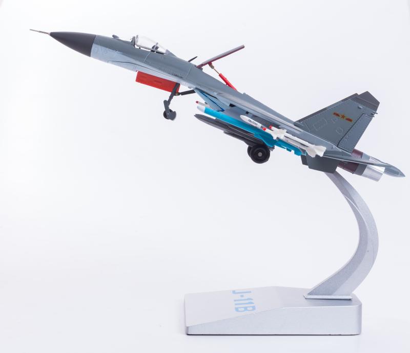 1:72国产战机歼11B合金飞机模型j11b 静态摆设收藏军事模型包邮
