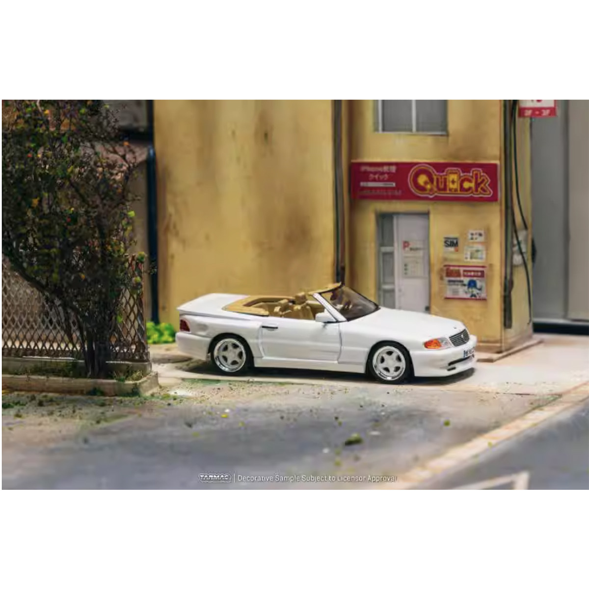 现货 TW 1:64 奔驰 Mercedes-Benz SL500 白色 合金车模