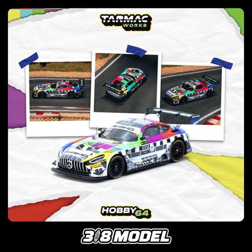 现货 TW 1:64 Mercedes-奔驰 AMG GT3 12h 2025 合金汽车模型