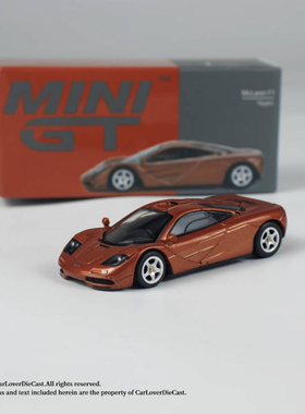 【318现货】MINIGT 817 1:64 迈凯伦 McLaren F1 褐 合金汽车模型
