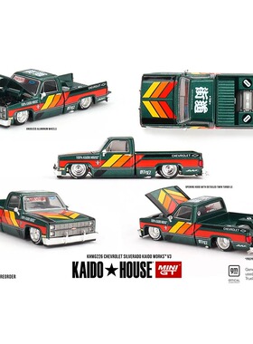 现货 Kaido House 226 1:64 雪佛兰 Silverado 皮卡 合金车模