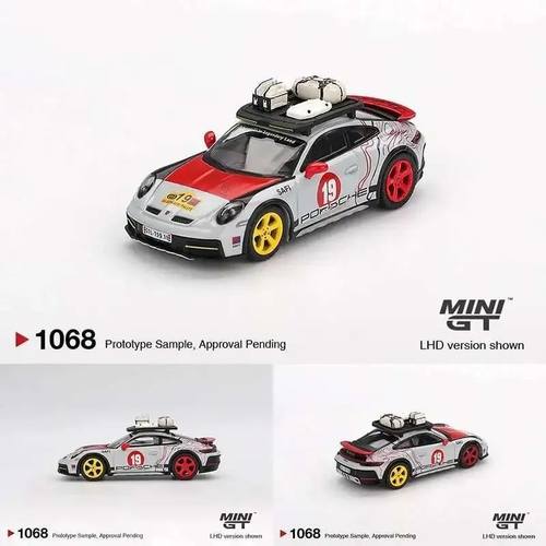 现货 MINIGT 1068 1:64 保时捷 Porsche 911 Dakar 合金车模