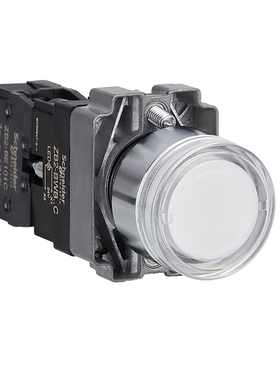 施耐德按钮开关带灯按钮自复位红绿黄XB2BW31B1CXB2BWM31C41C51C