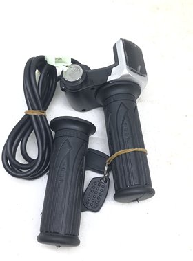 迷你折叠电动车转把带电量显示调速器变速器36v油门把手配件