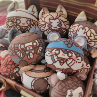 第五人格原创周边击球手法罗女士木偶师喧嚣台球手牛仔毛绒团子