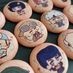 JOJO的奇妙冒险周边承太郎花京院杰洛乔尼迪亚哥飙马野郎毛绒徽章