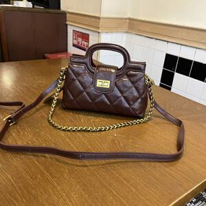 2026秋冬新款轻奢小香风菱格链条包腋下包链条手提单肩斜挎包女包