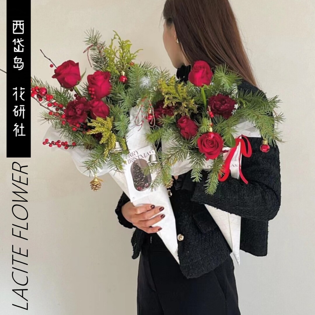 西岱岛北京同城鲜花速递国产红玫瑰19支29支新款生日花束新年