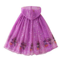 Kids Witch Mesh Cape Costume for Halloween Party thumbnail 5