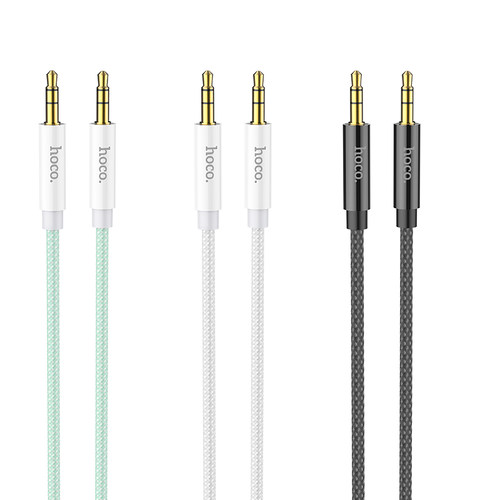 HOCO浩酷UPA19立体声音频线3.5mm 公对公1M/2M车载音响双头耳机线