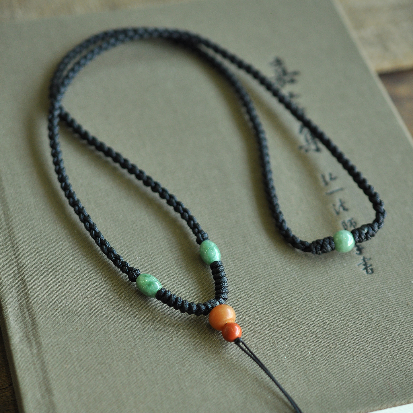 幸运路路通超粗男士纯手工挂绳