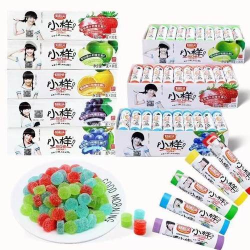 好彩头小样酸q糖qq橡皮结婚庆喜糖果汁软糖果儿时3礼物怀旧小零食