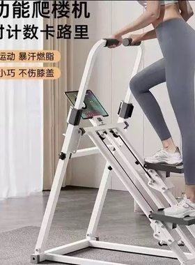 多功能爬楼机健身家用原地踏步机室内跑步脚踏登山机暴汗运动器材