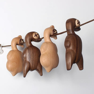 搞怪表情包冰箱贴 白切鸡烧鸭开瓶器磁吸创意冰箱贴实木啤酒起子