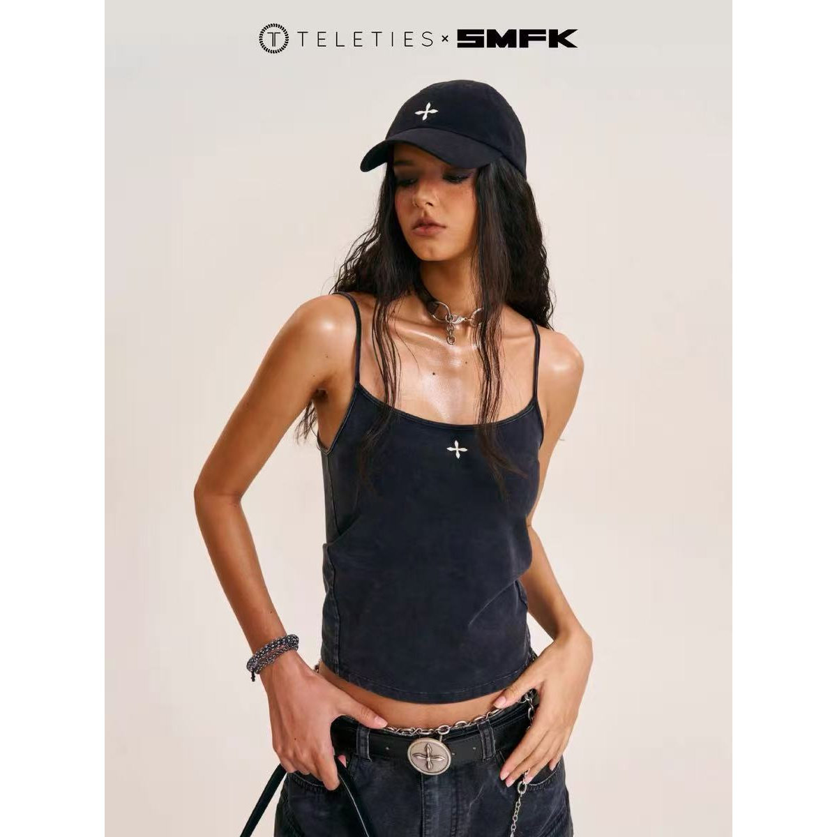 美国TELETIES X SMFK联名系列电话线发圈泰莉TT圈女发饰无痕发绳