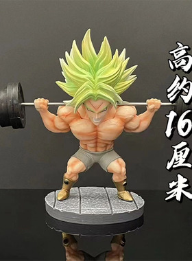 七龙珠GK Cousin Brother 轻武器 健身布罗利 第五弹手办模型摆件