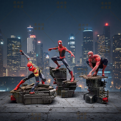 影视动漫周边雕像桌搭摆件复仇者联盟蜘蛛侠三款GK手办潮玩装饰品