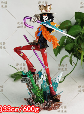 海贼王草帽团共鸣LX布鲁克手办