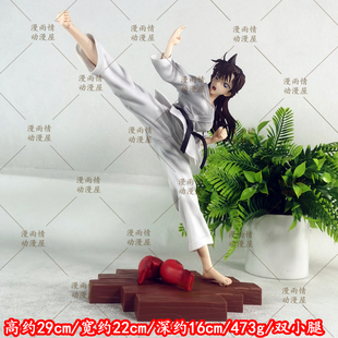 动漫周边桌搭摆件雕像空手道毛利兰小兰手办二次元美少女潮玩模型
