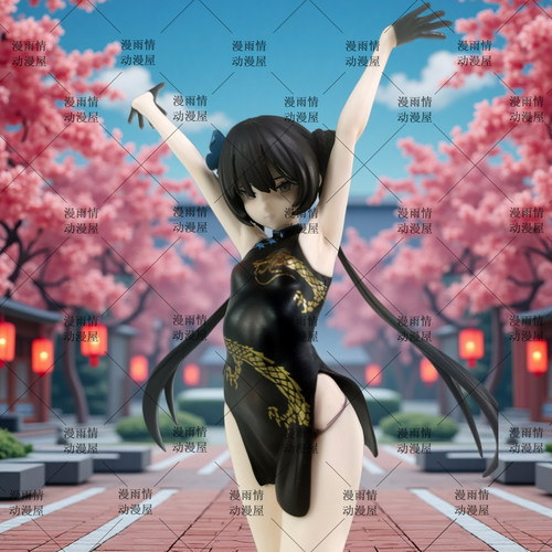 蔚蓝碧蓝档案动漫周边举高高龙华妃咲GK手办二次元美少女公仔模型