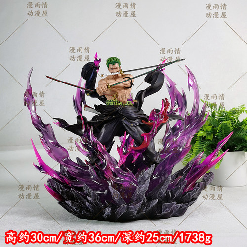 雕像哥JT天绘爆气索隆GK模玩手办二次元动漫周桌搭摆件潮玩礼品