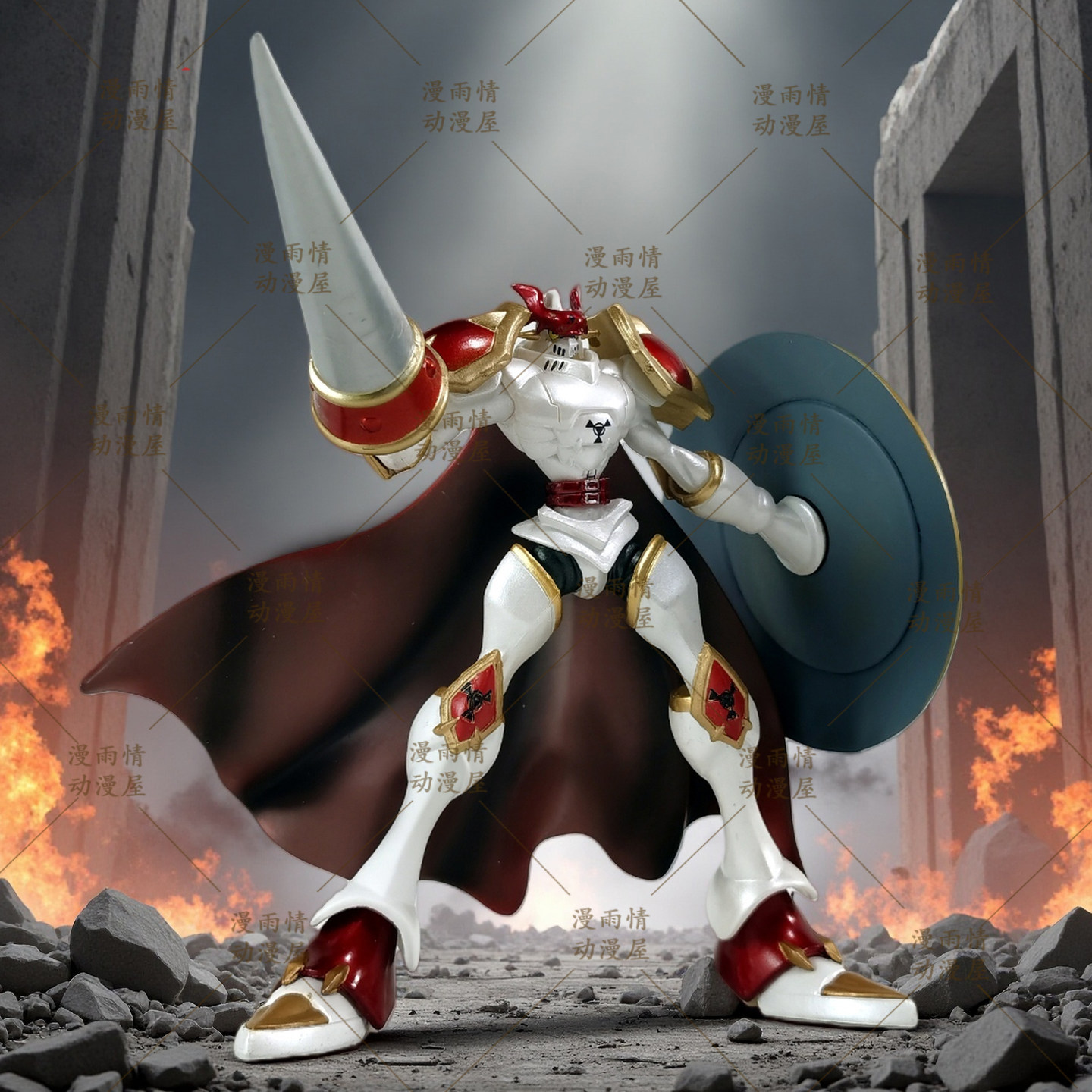 数码宝贝世界图鉴数码暴龙红莲骑士兽皇家骑士公爵兽手办潮玩礼物