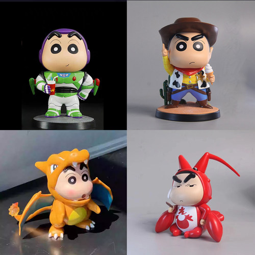 巴斯宇航员蜡笔小新可爱手办礼物